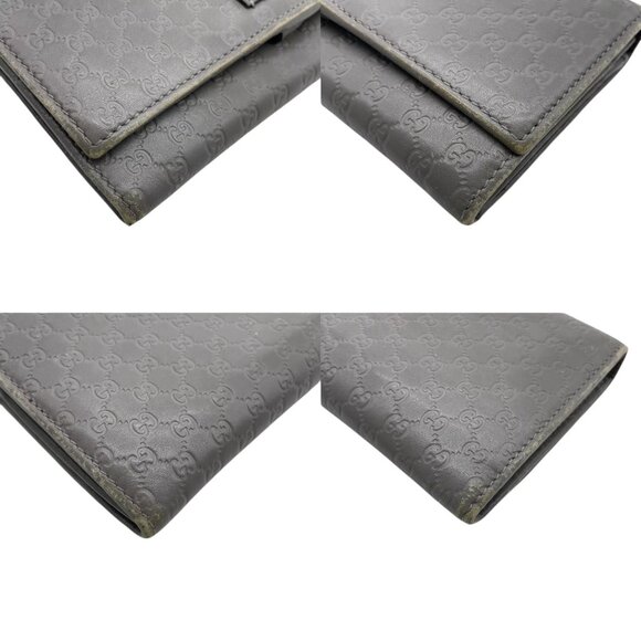 951252BR (L3) Gucci Wallet Long Gray PVC - Picture 8 of 11